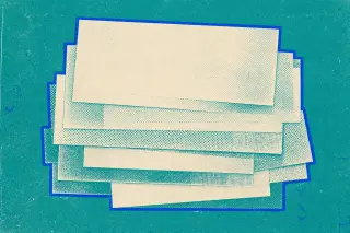 Des rectangles translucides empilés et décalés au centre évoquent la structuration et la richesse d'une page auteur, avec un fort contraste sur fond bleu sarcelle saturé, dans un style graphique imprimé à texture granuleuse.